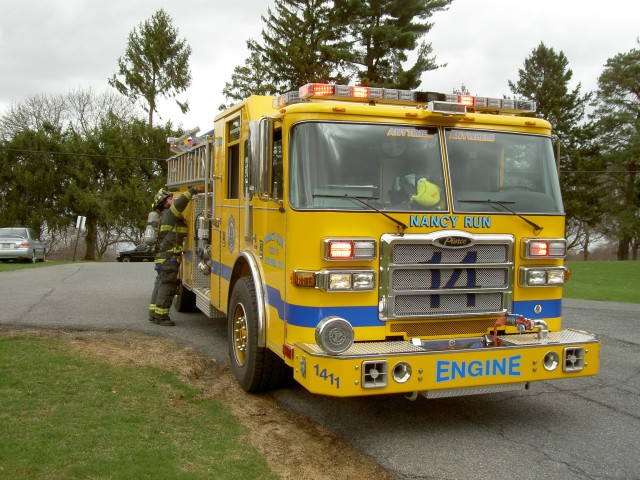 14 Engine at work in Palmer Township